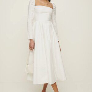 Reformation - Elly Dress -  White